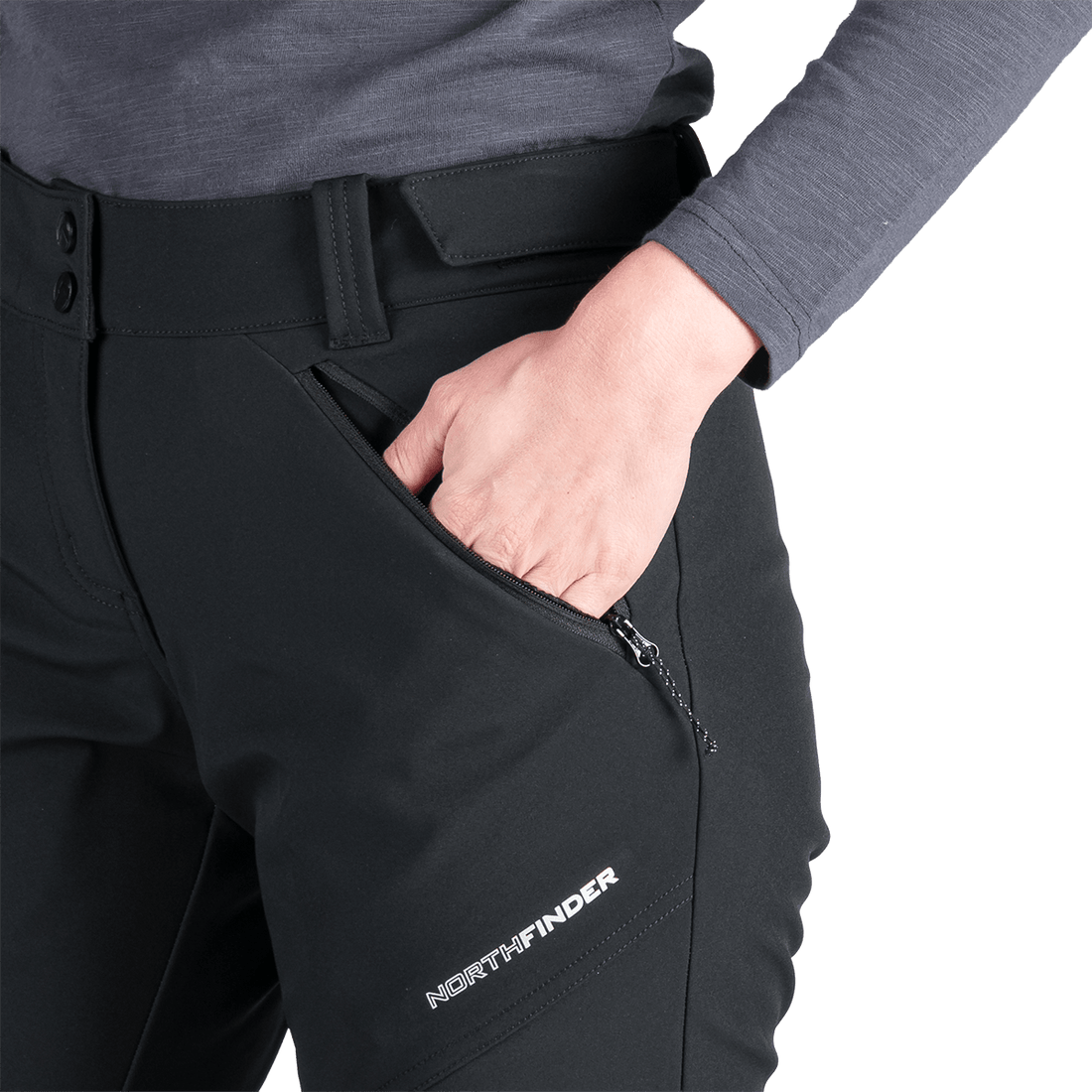 NO-6031OR women's trekking softshell pants outdoor 3L DARCI