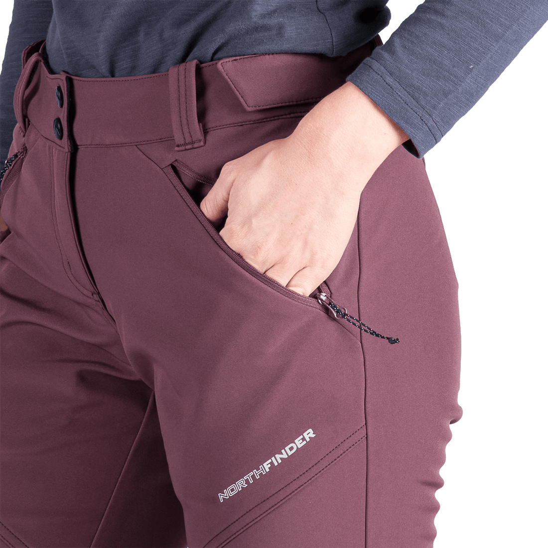NO-6031OR women's trekking softshell pants outdoor 3L DARCI