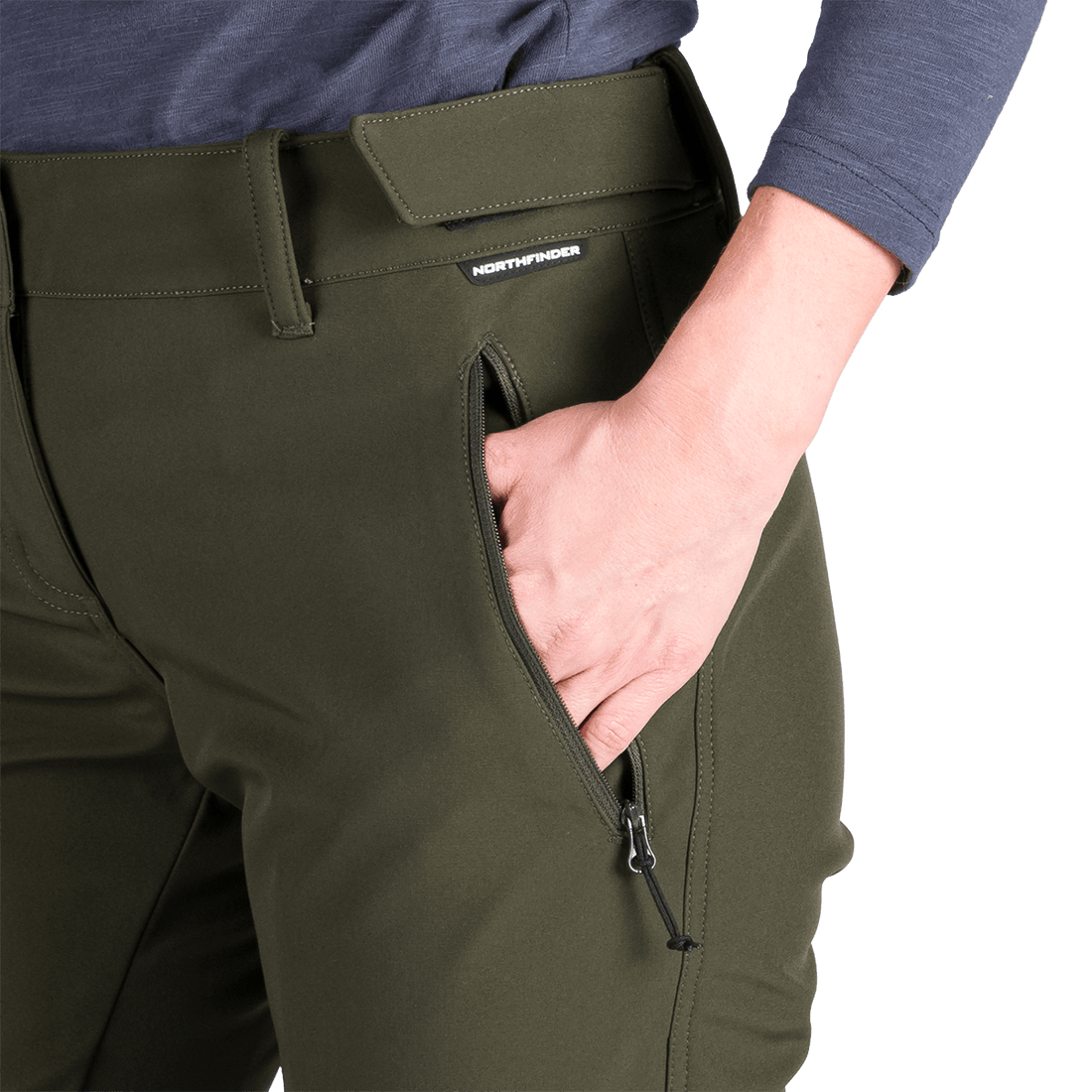 NO-6035OR women's softshell pants 3L KATY