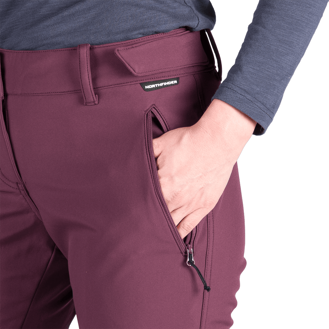 NO-6035OR women's softshell pants 3L KATY