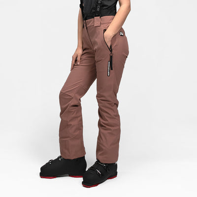 NO-6046SNW women's ski comfortable trousers with braces MYLEE