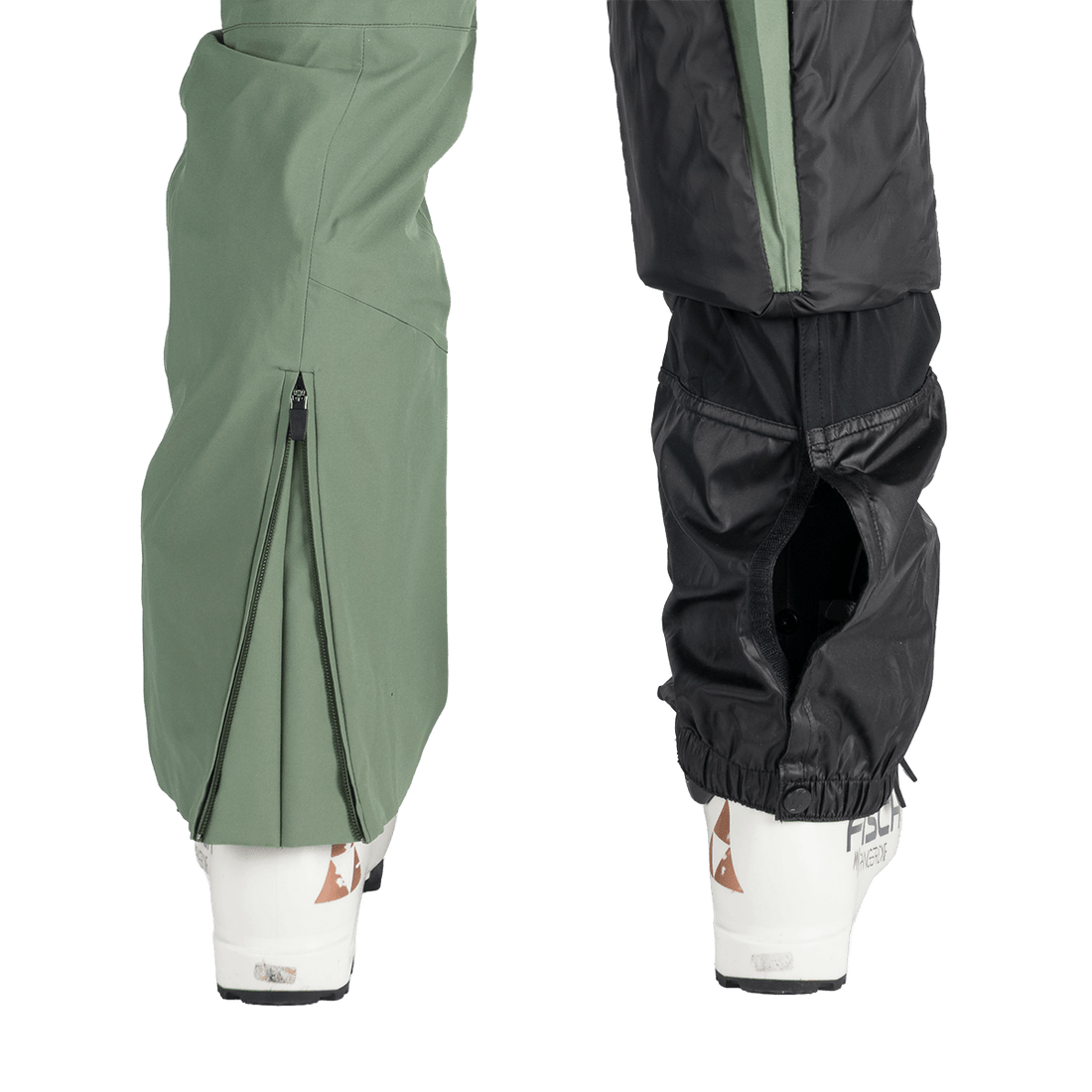 NO-6047SNW women's ski comfortable trousers with braces SOFIA