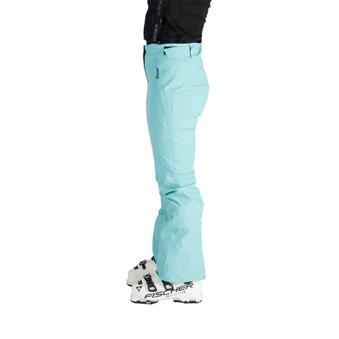 NO-6047SNW women's ski comfortable trousers with braces SOFIA