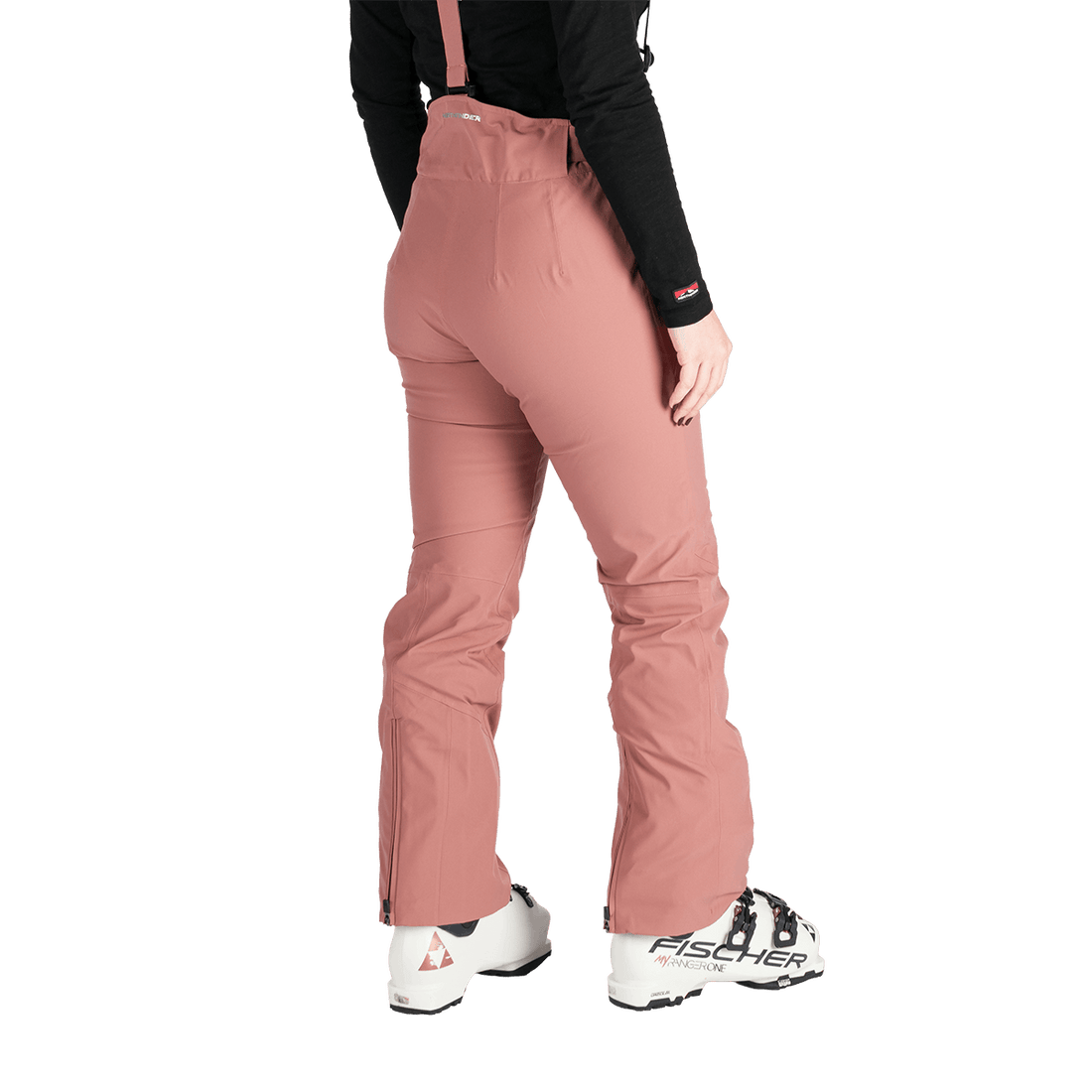 NO-6047SNW women's ski comfortable trousers with braces SOFIA