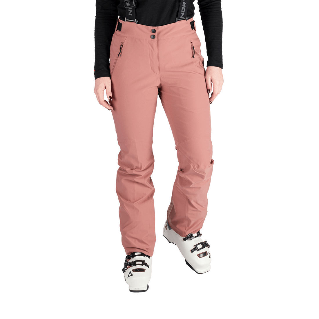 NO-6047SNW women's ski comfortable trousers with braces SOFIA