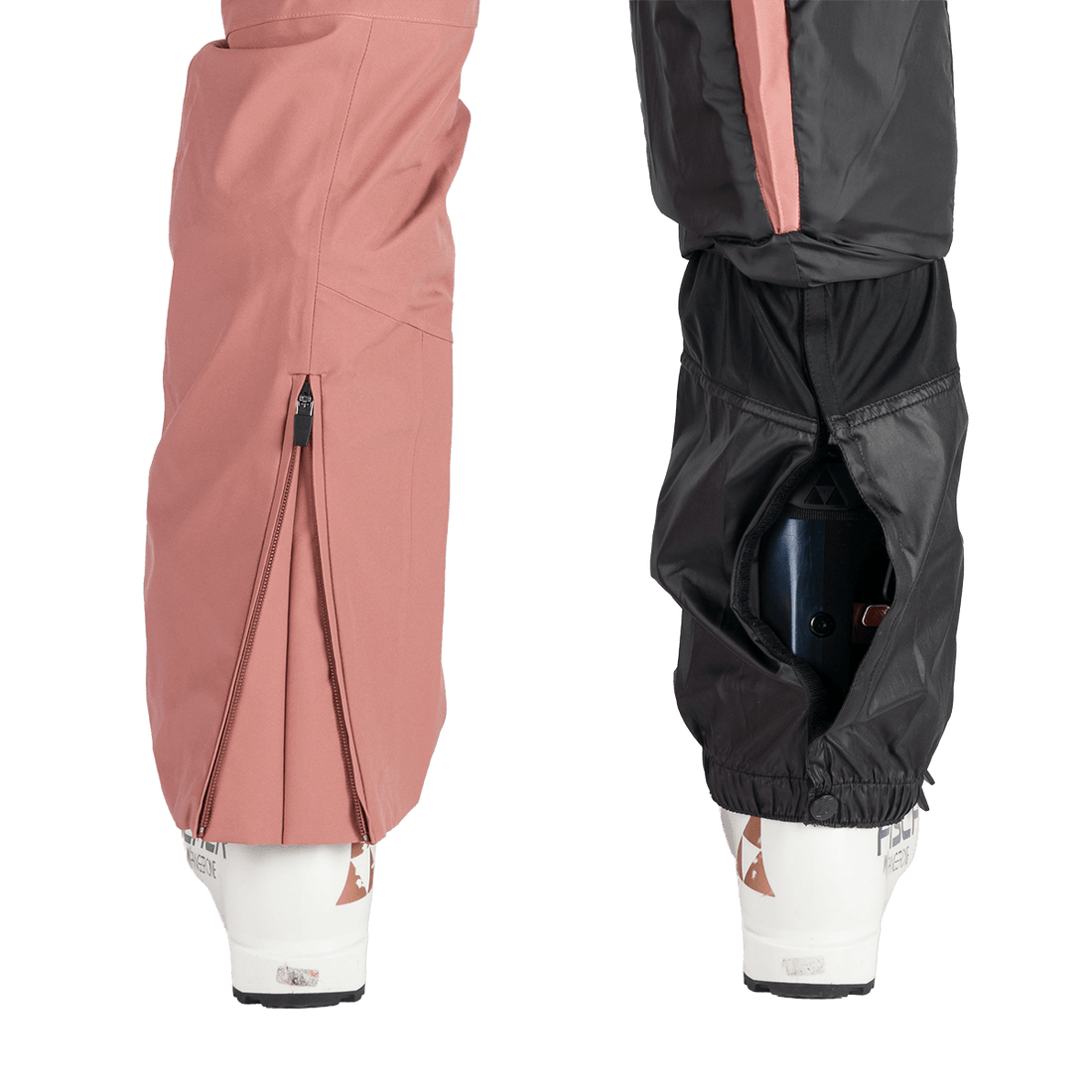 NO-6047SNW women's ski comfortable trousers with braces SOFIA