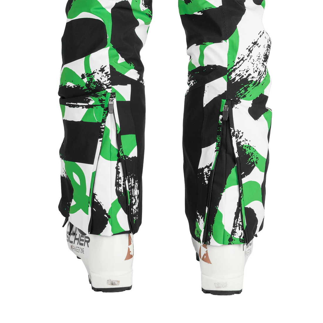 NO-6048SNW women's ski allover print trousers ISABELL