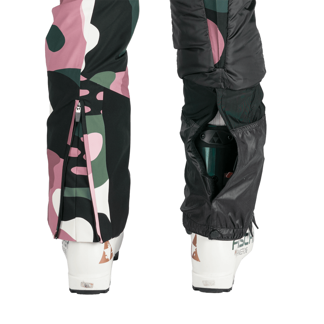 NO-6048SNW women's ski allover print trousers ISABELL