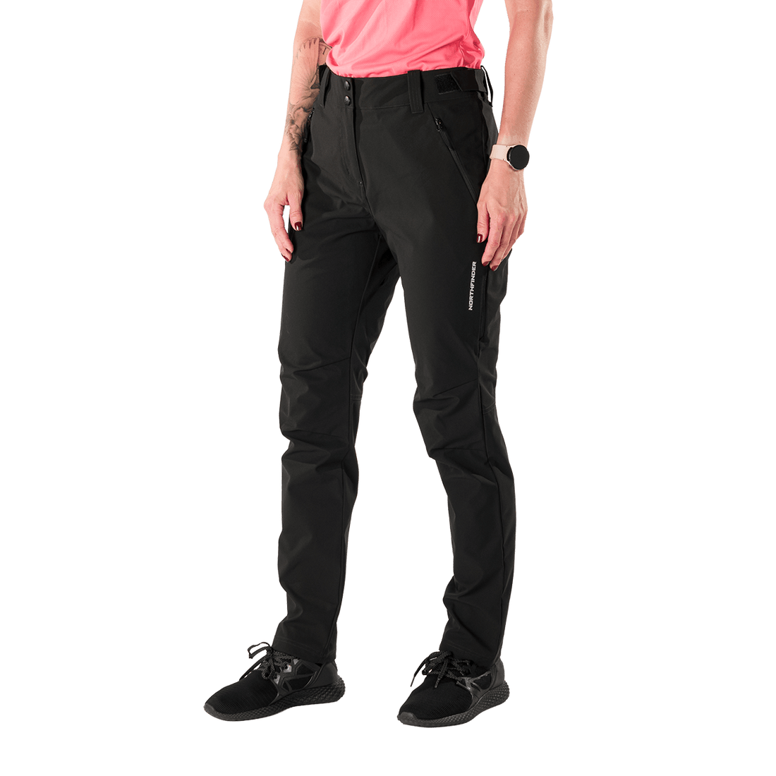 NO-6063OR women's outdoor windproof softshell pants 3L ESPERANZA
