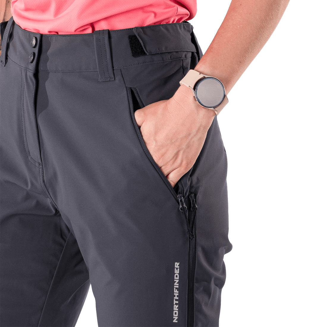 NO-6063OR women's outdoor windproof softshell pants 3L ESPERANZA