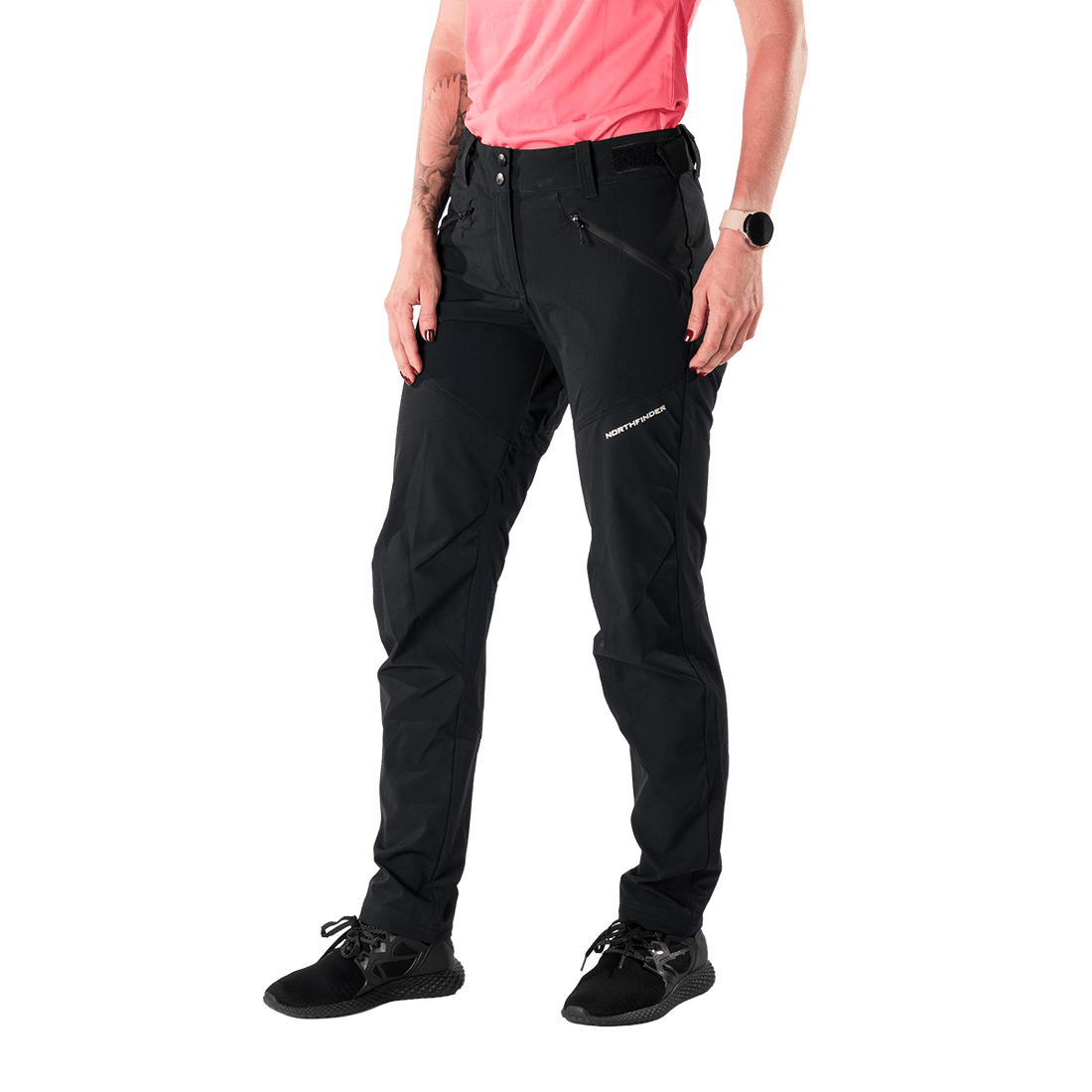 NO-6065OR women's trekking hybrid softshell pants MAYTE