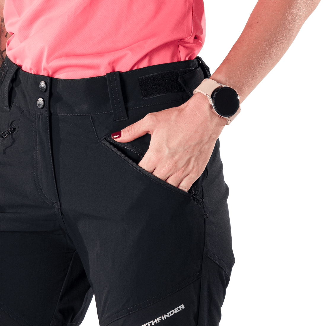 NO-6065OR women's trekking hybrid softshell pants MAYTE