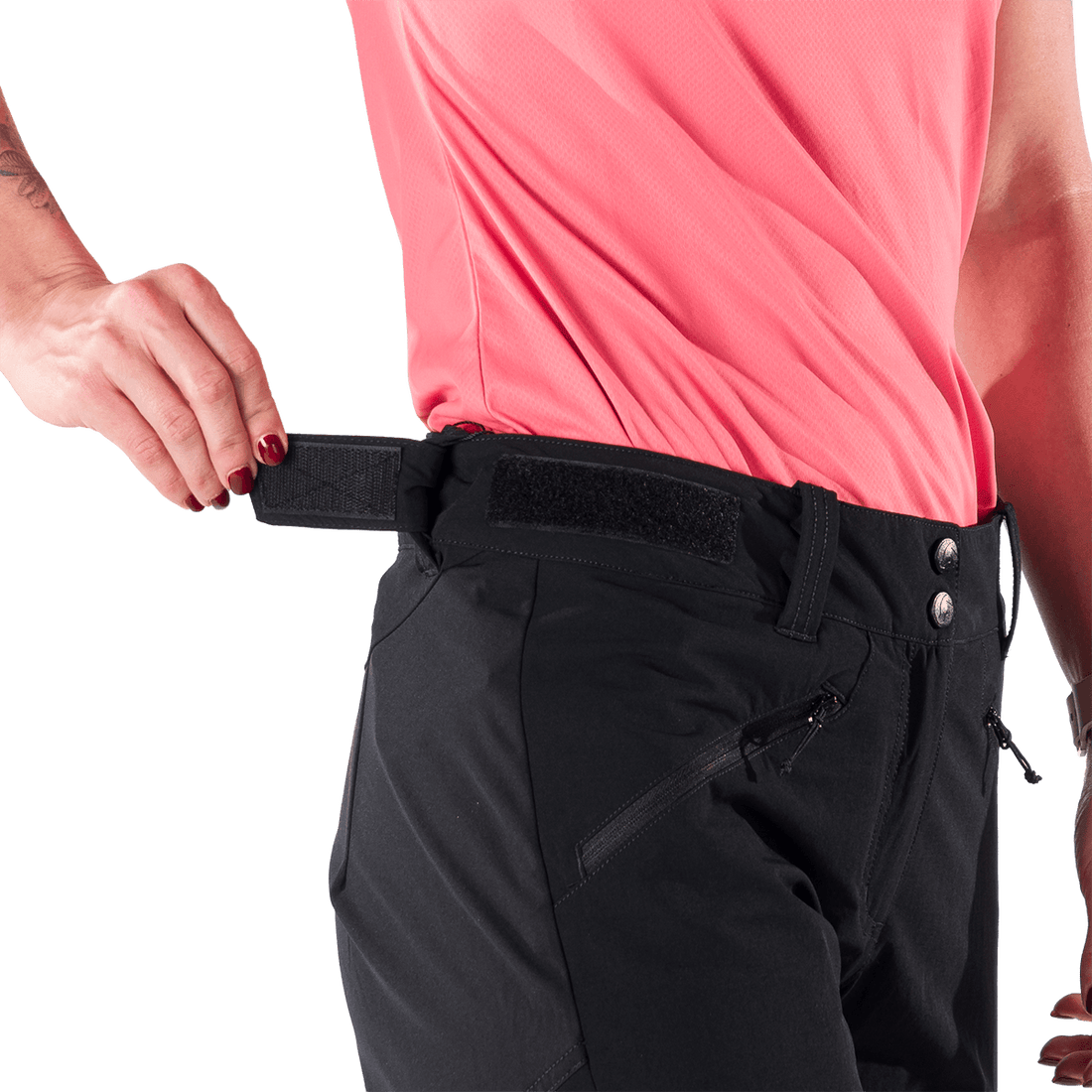 NO-6065OR women's trekking hybrid softshell pants MAYTE