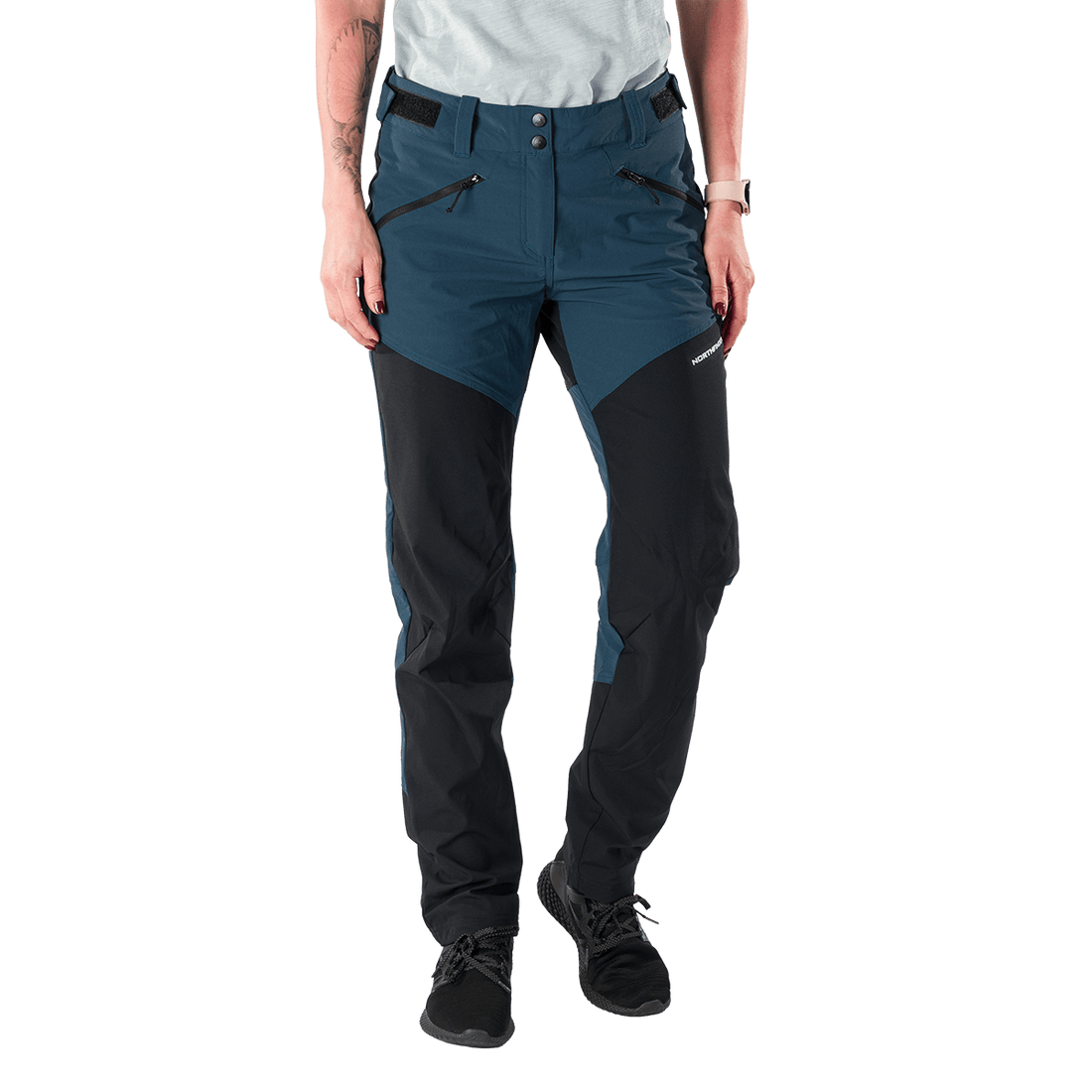 NO-6065OR women's trekking hybrid softshell pants MAYTE