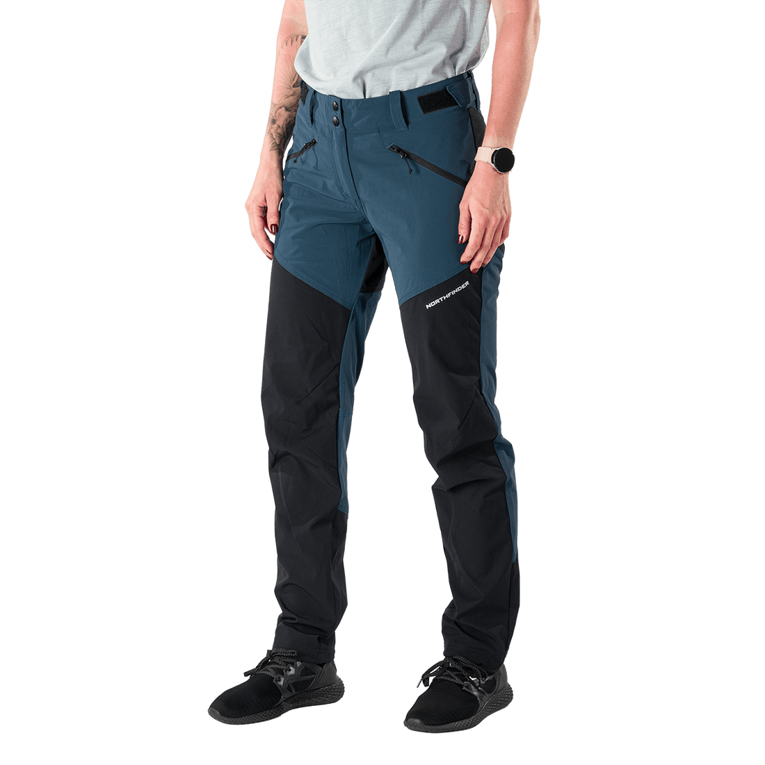 NO-6065OR women's trekking hybrid softshell pants MAYTE