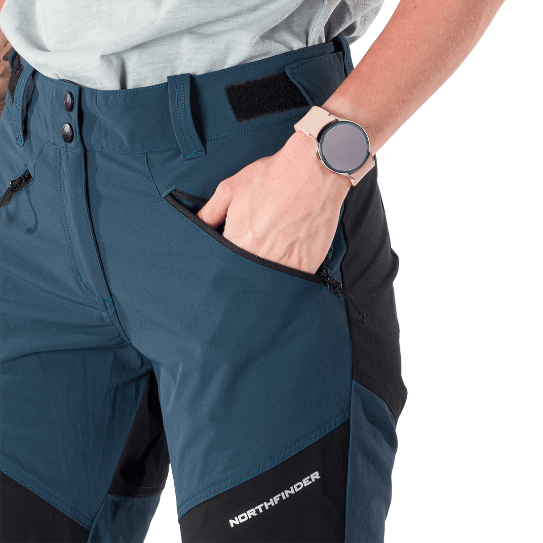 NO-6065OR women's trekking hybrid softshell pants MAYTE