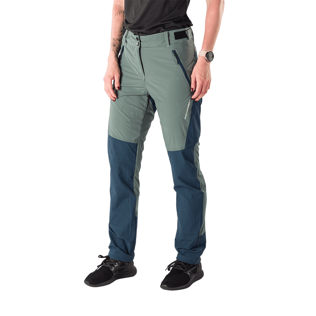 NO-6067OR women's trekking combi pants MENCIA