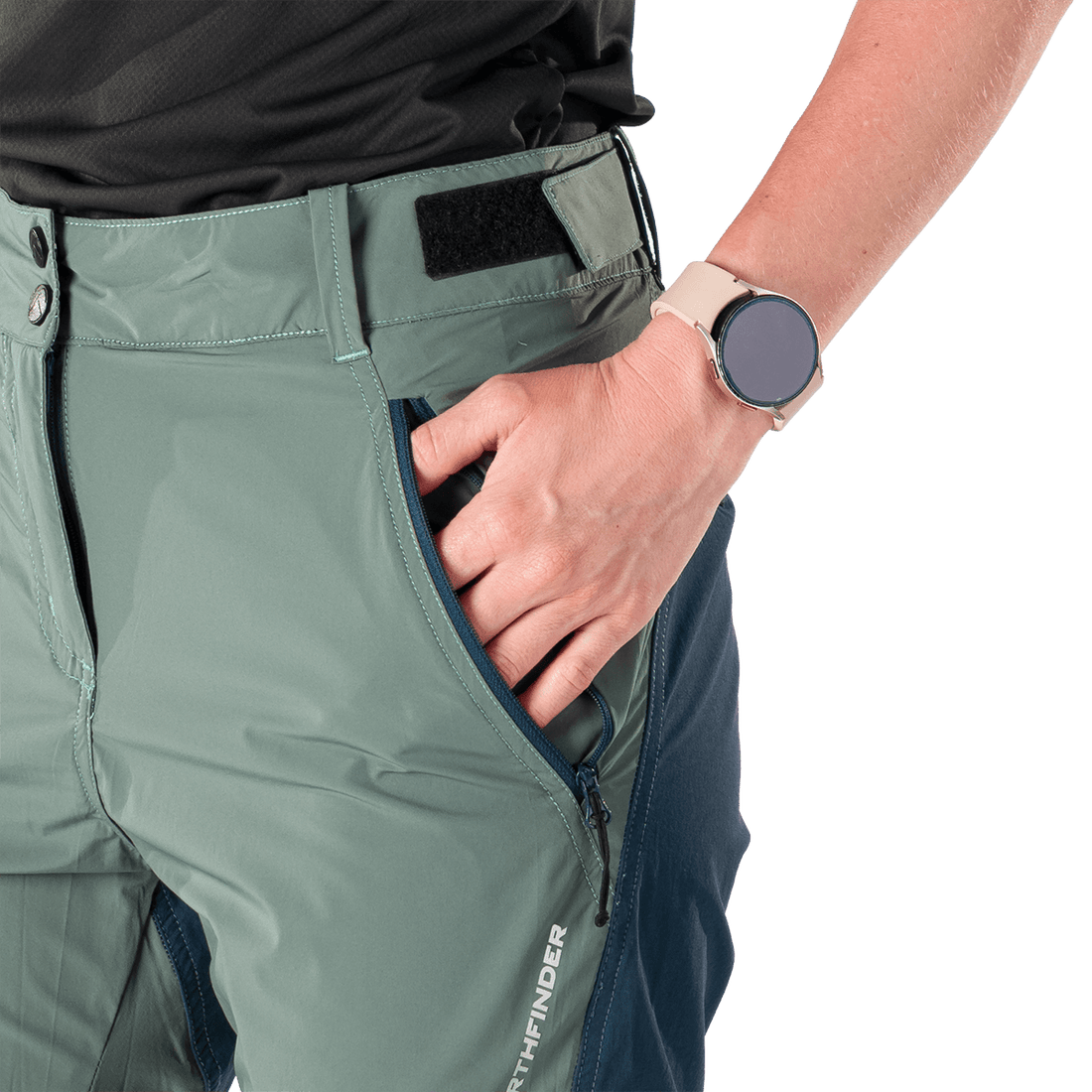 NO-6067OR women's trekking combi pants MENCIA