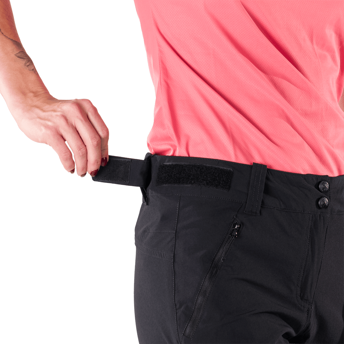 NO-6068OR women's travel elastic pants AINHOA