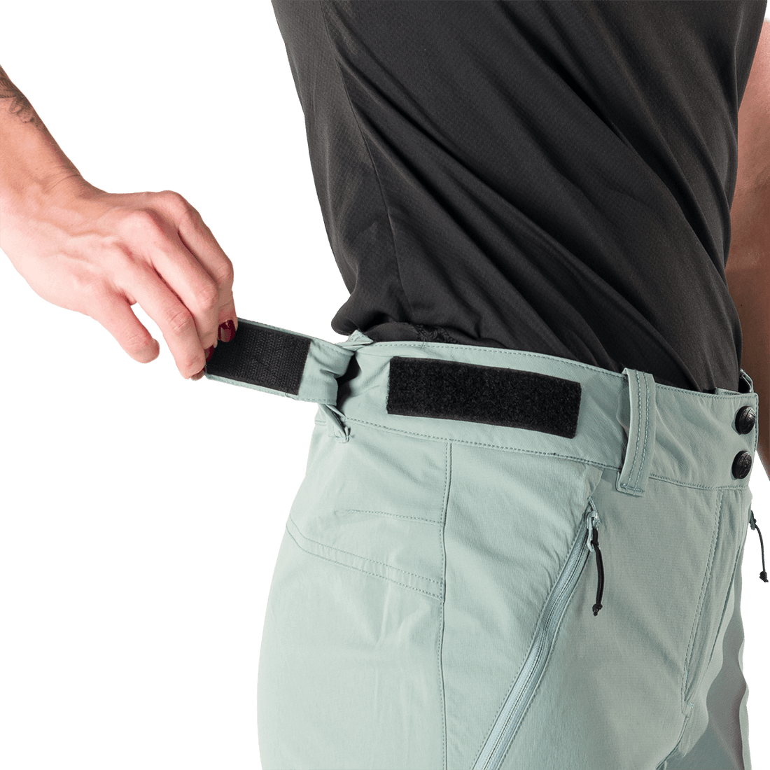 NO-6068OR women's travel elastic pants AINHOA