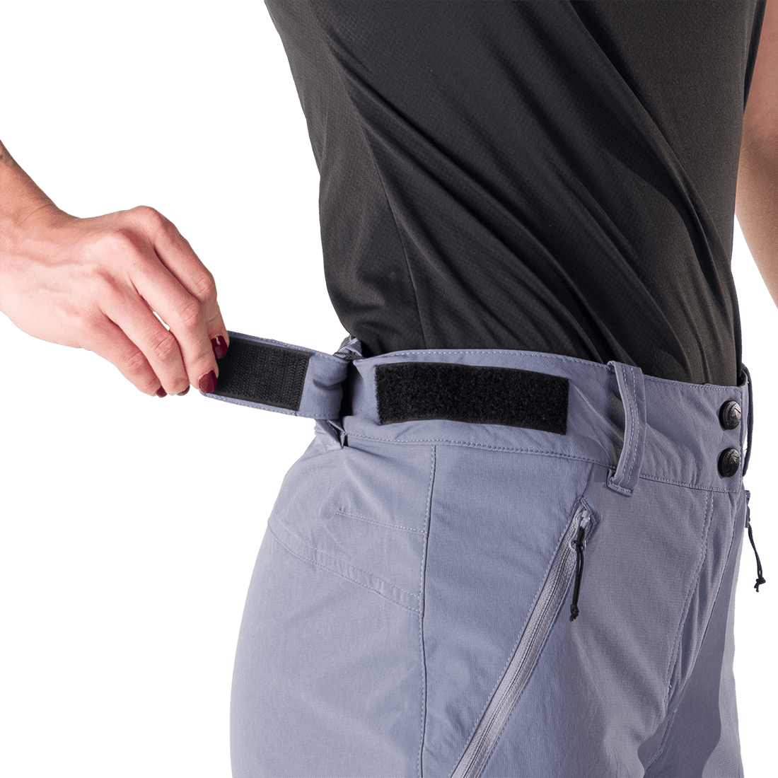 NO-6068OR women's travel elastic pants AINHOA