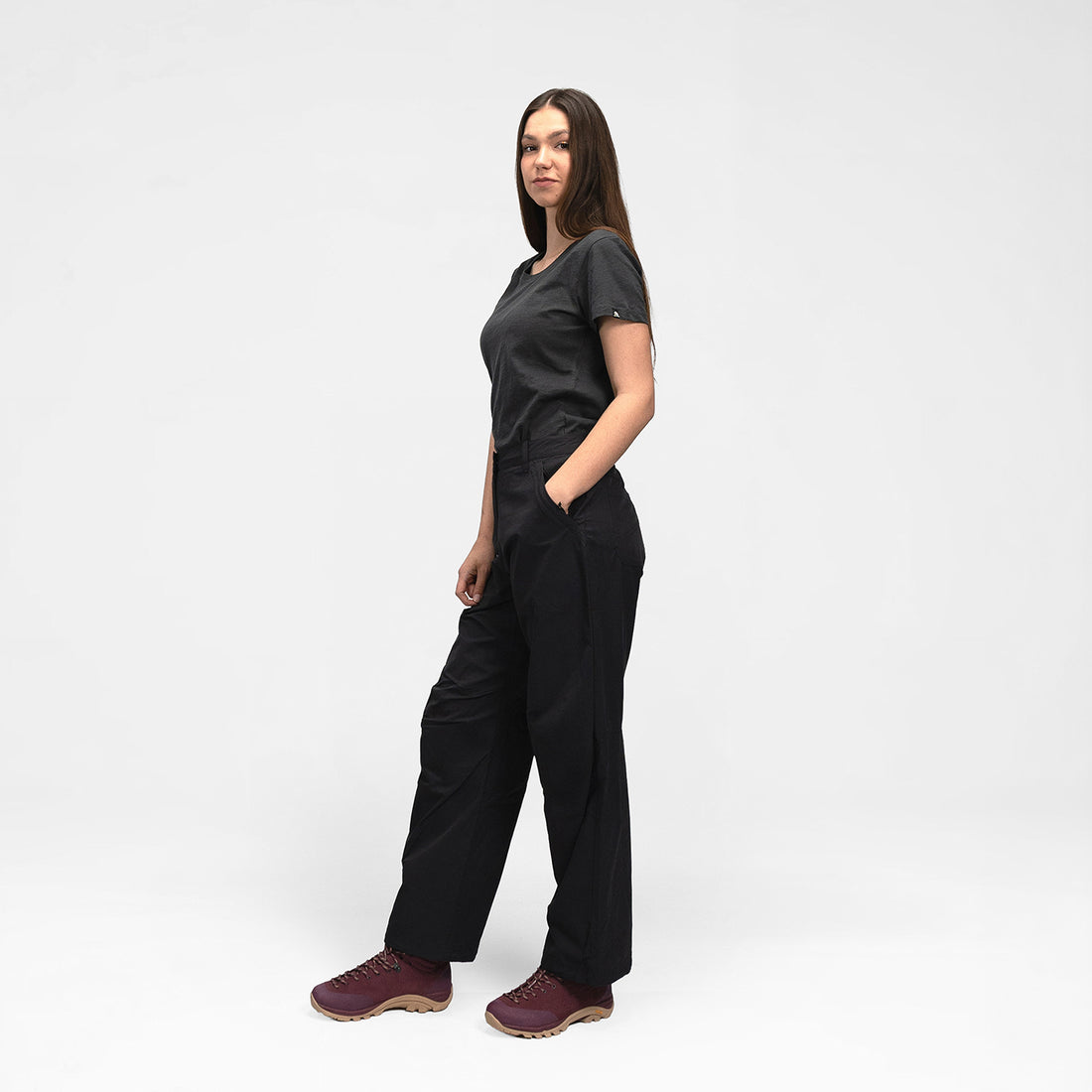 NO-6073OR women's cotton blend pants MENCYA