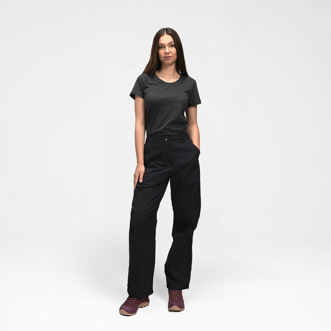 NO-6073OR women's cotton blend pants MENCYA