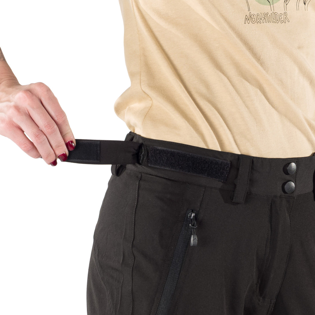 NO-6081OR women's trekking stretch pants LUISA