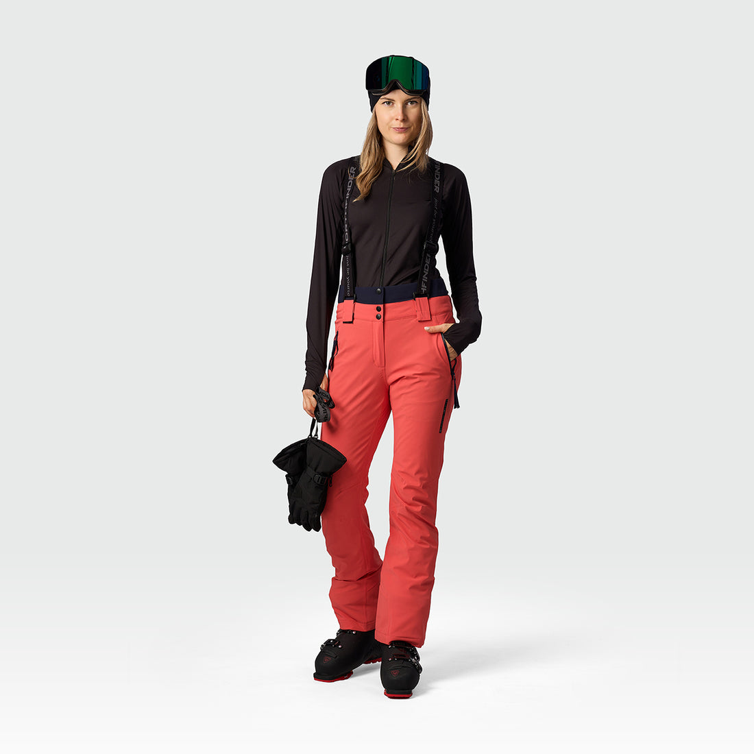 NO-6090SNW women's ski technical pants fully featured MONICA