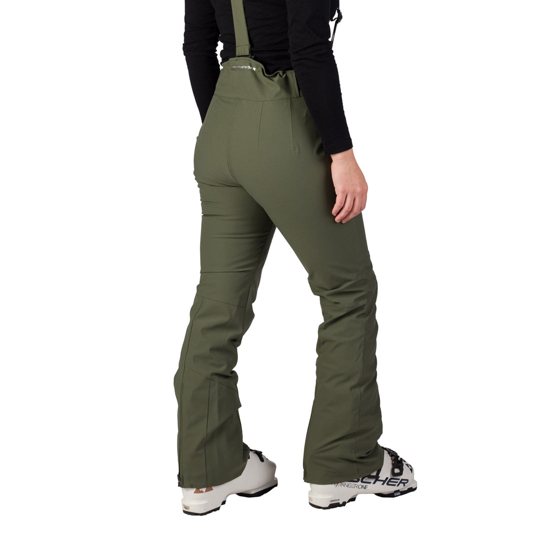 NO-6091SNW women's ski comfortable trousers with braces GEMNA