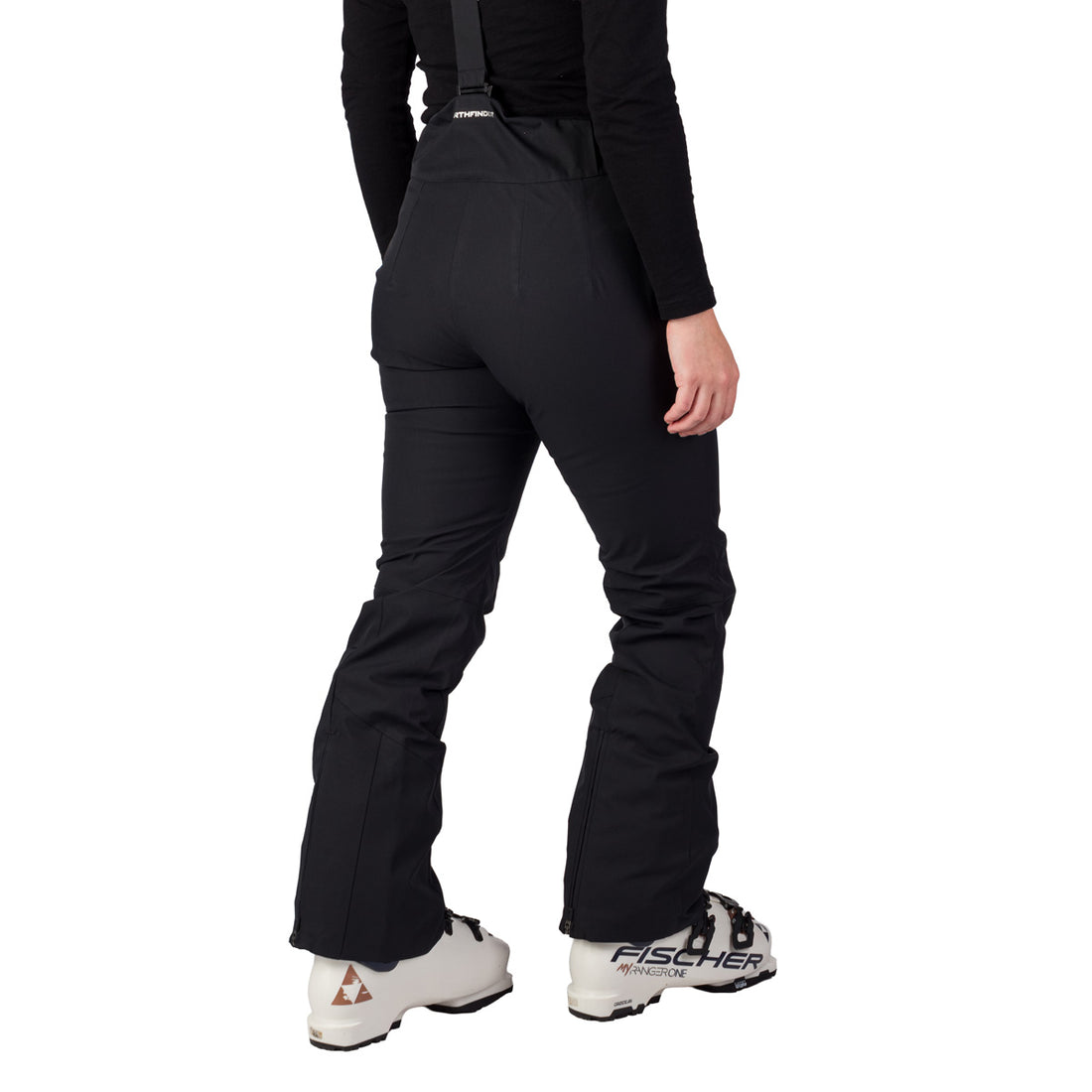 NO-6092SNW women's ski comfortable trousers with braces RUBI