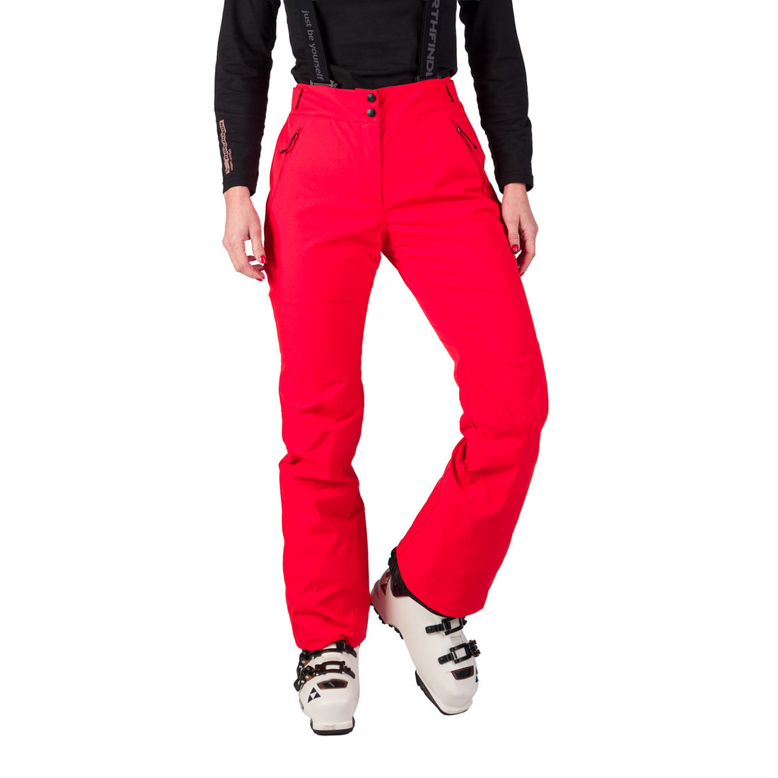 NO-6092SNW women's ski comfortable trousers with braces RUBI