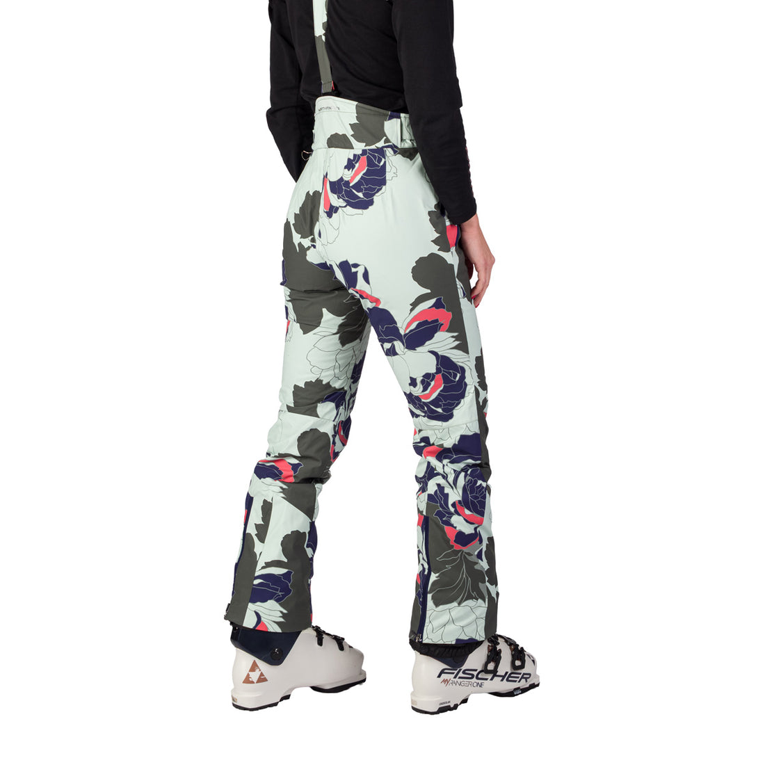 NO-6094SNW women's ski allover print trousers AIDA