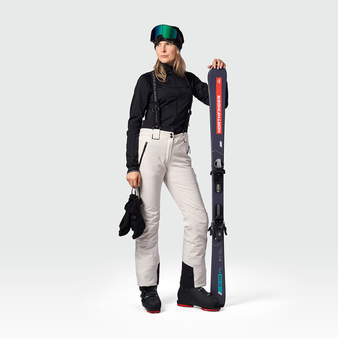 NO-6097SNW women's ski premium pants Dermizax™EV ADLEY