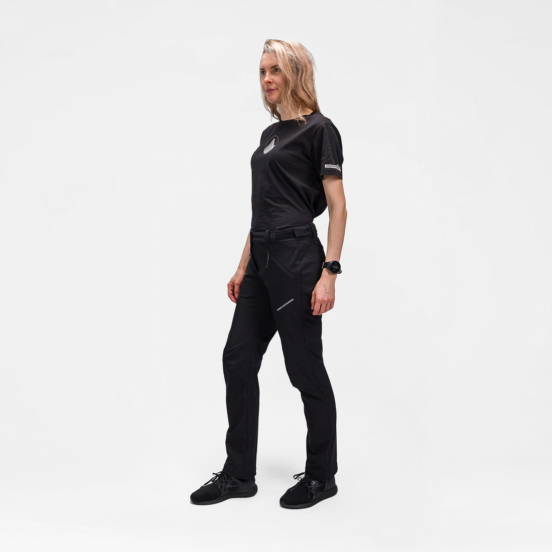 NO-6111OR women's trekking softshell pants outdoor 3L LEEA