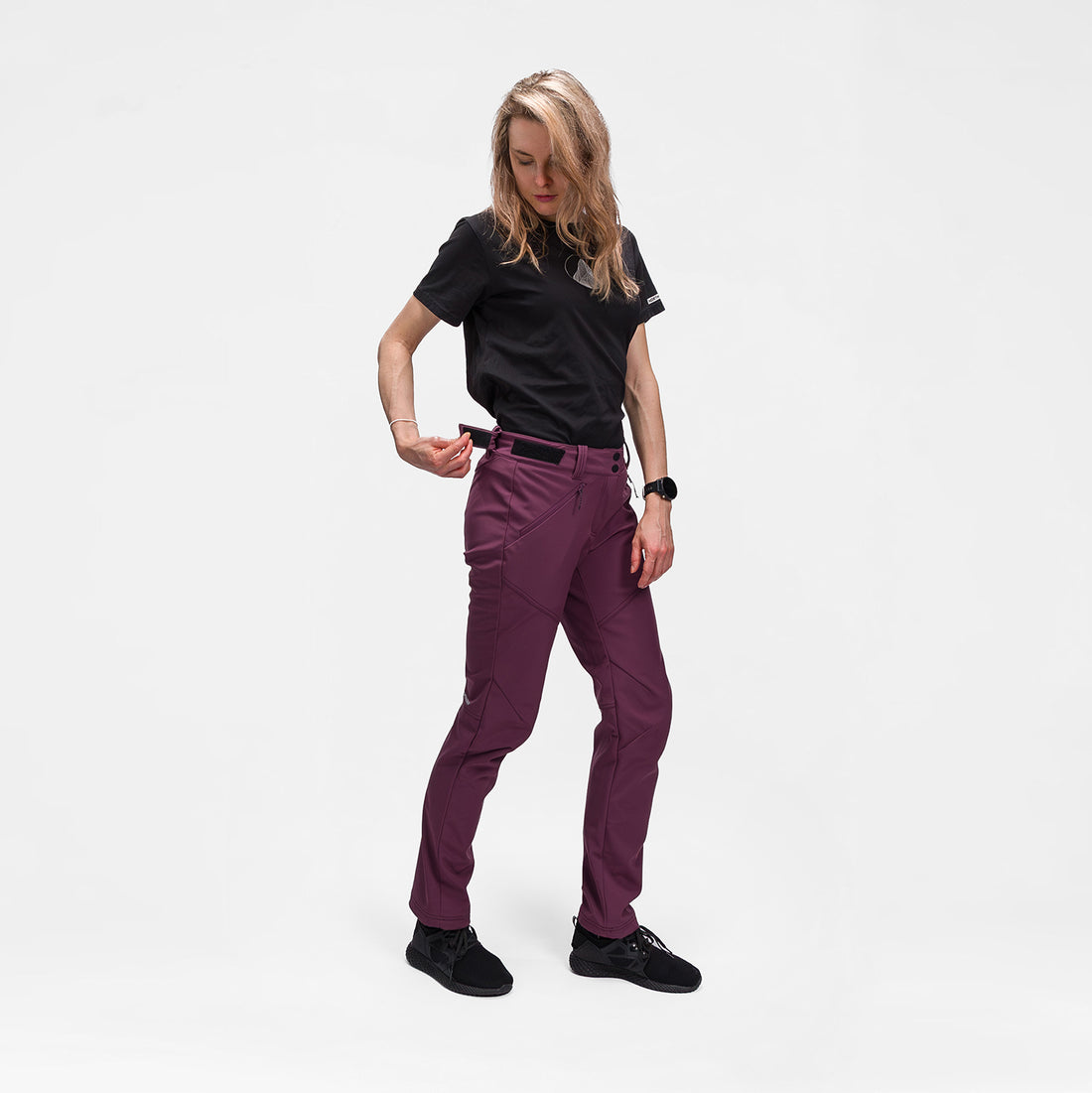 NO-6111OR women's trekking softshell pants outdoor 3L LEEA