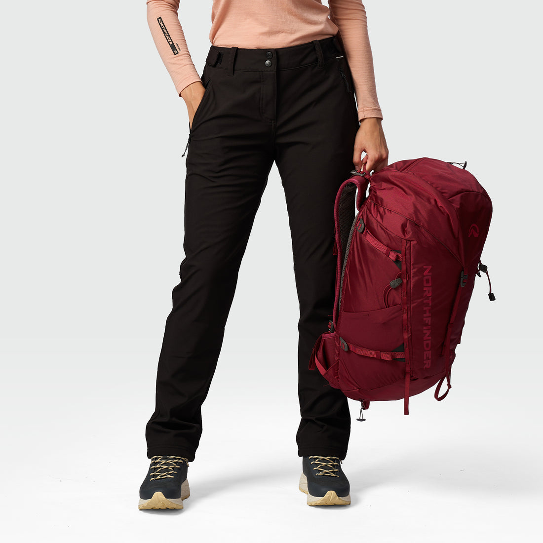 NO-6112OR women's softshell pants 3L ANGELA