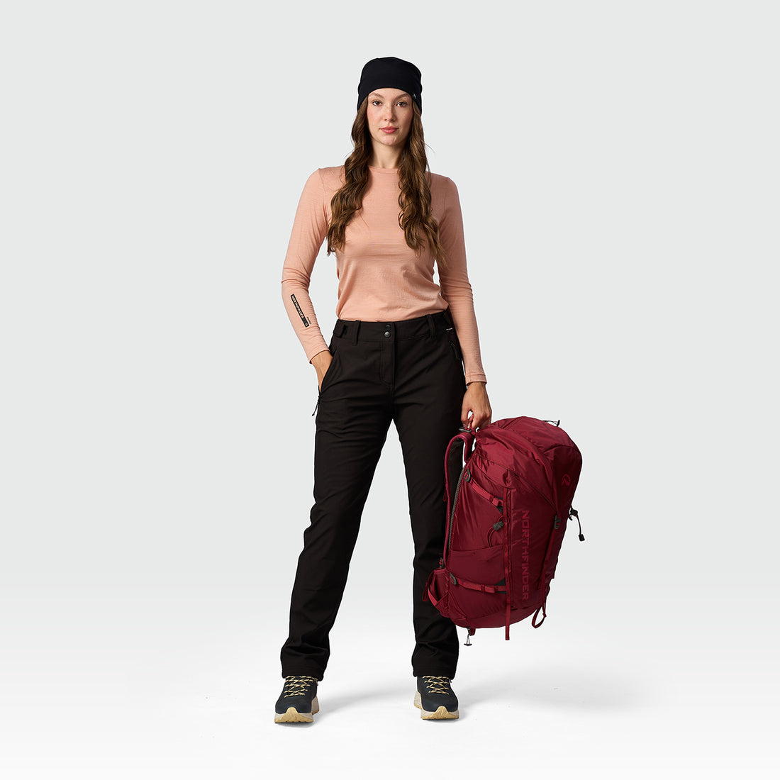 NO-6112OR women's softshell pants 3L ANGELA