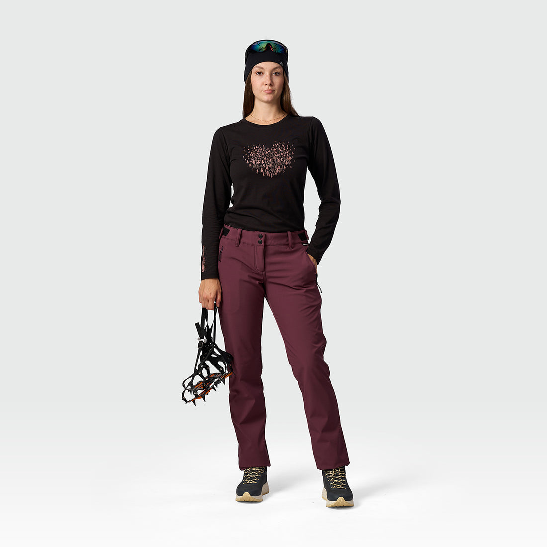 NO-6112OR women's softshell pants 3L ANGELA