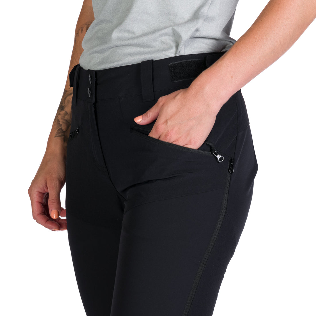 NO-6502PRO Hybrid full-zip women's softshell pants BELASA