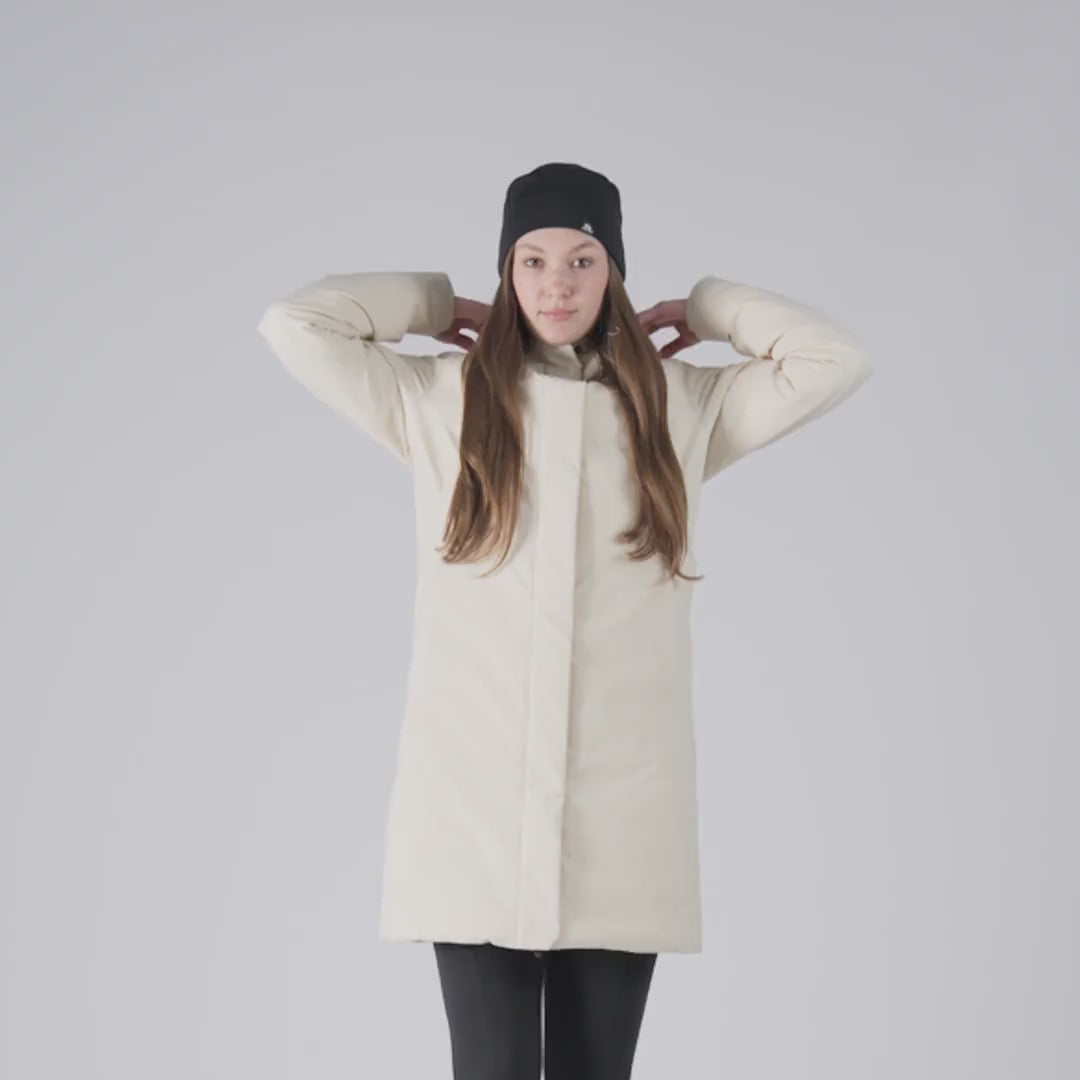 BU-6458OR women's outdoor insulated coat 2L DOLORE - BU-6458OR.mp4