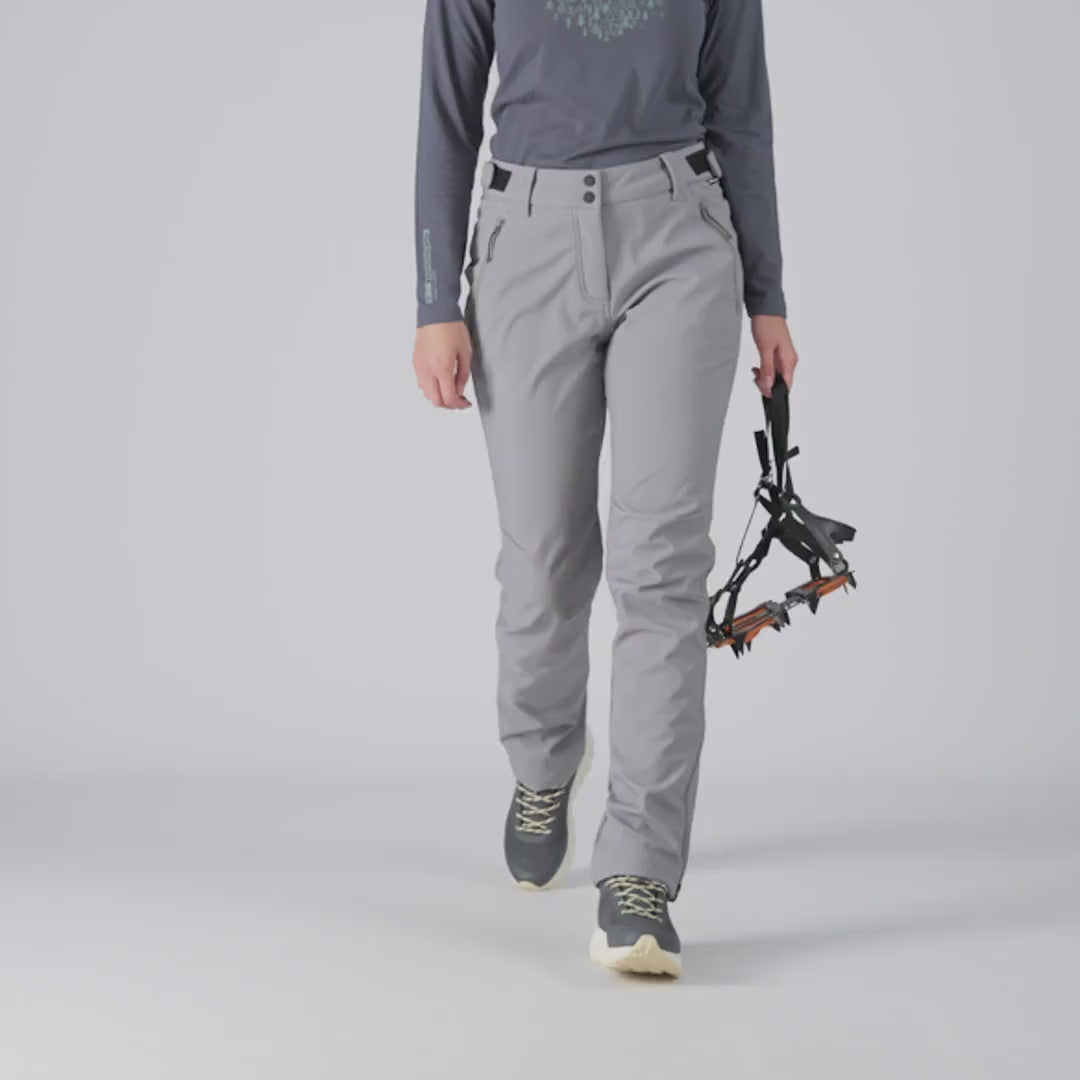 NO-6110OR women's outdoor softshell pants 3L RUUT - NO-6110OR.mp4