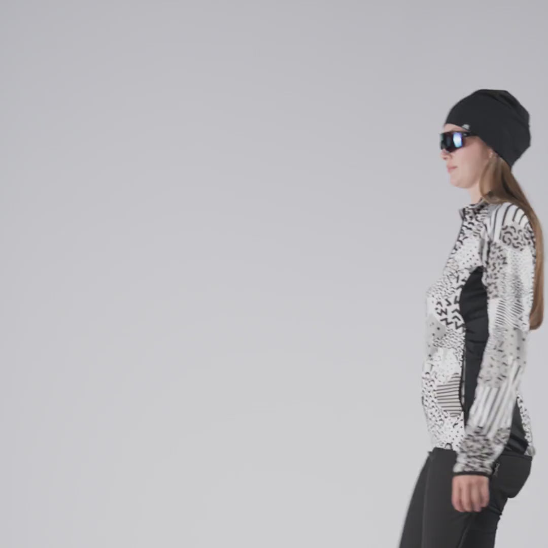 MI-46252SKP women's ski-touring sweater active sport full zip ZLIECHOVA - MI-46252SKP.mp4