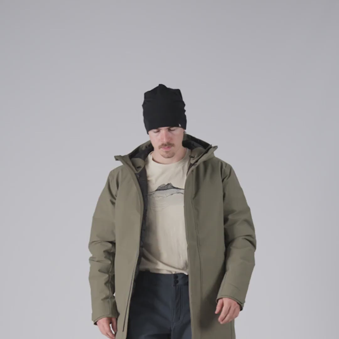 BU-5447OR men's urban comfort outershell 2L coat MOIS - BU-5447OR.mp4