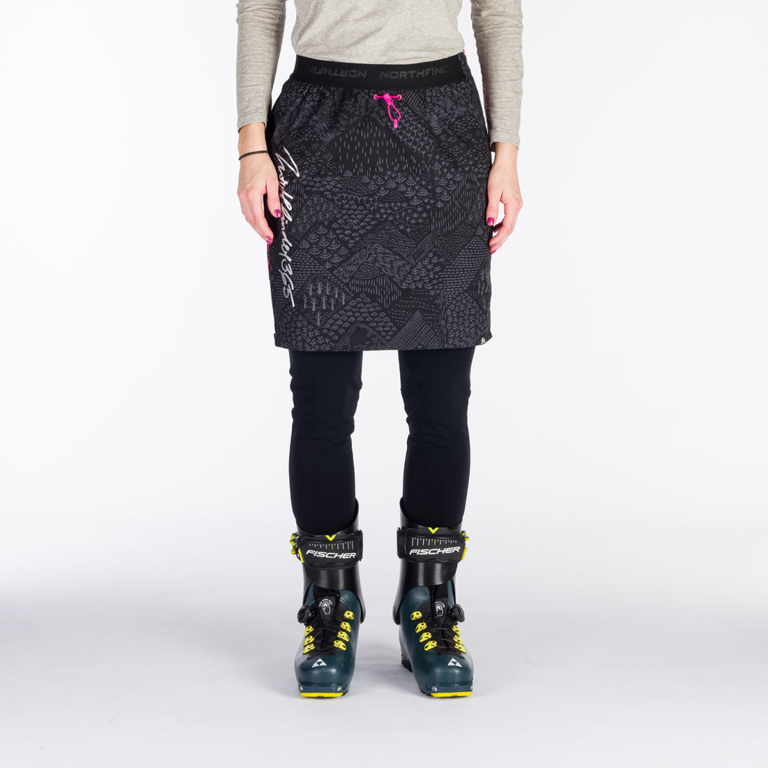 SU-45603SKP women´s ski-touring skirt active sport padded Polartec alpha direct JARABA