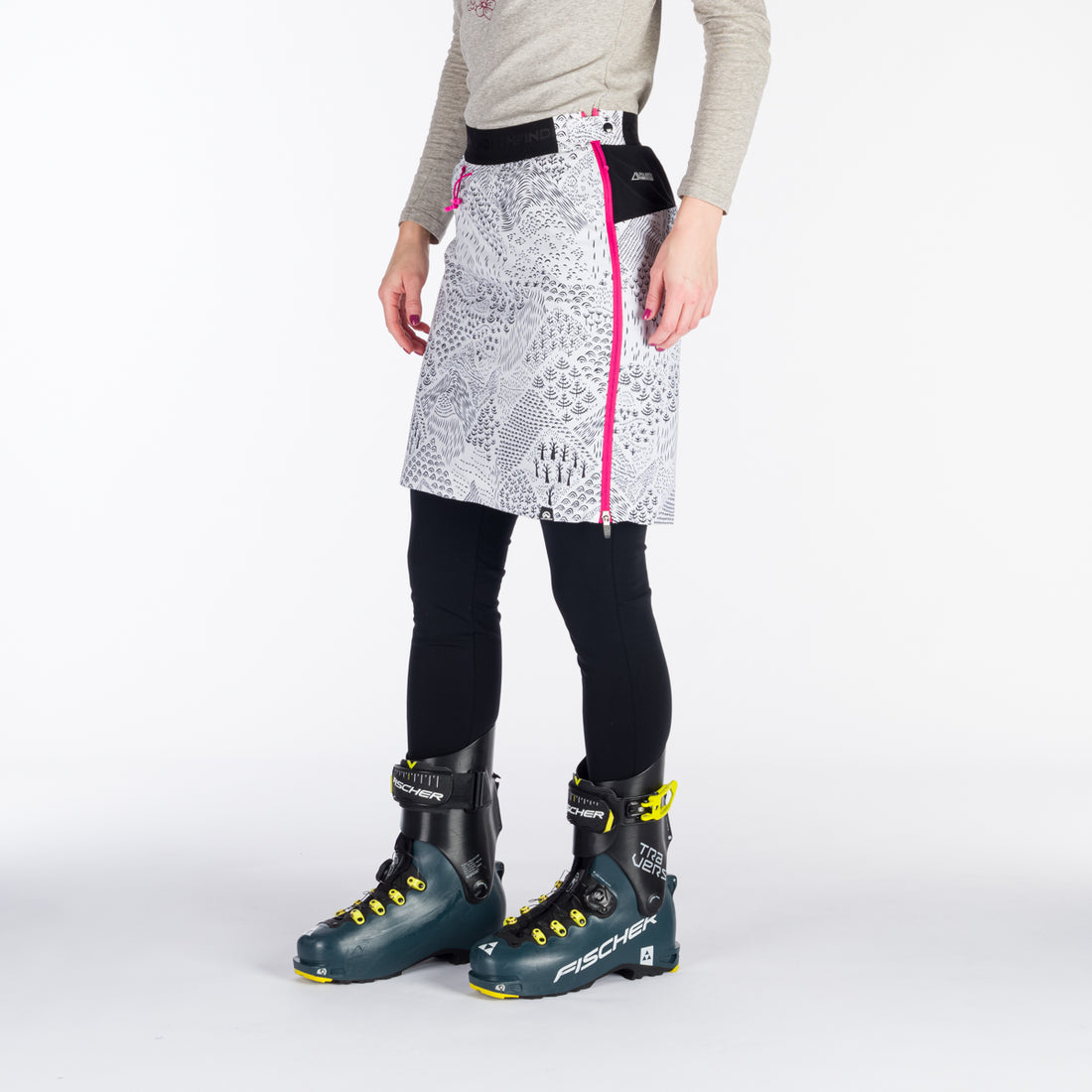 SU-45603SKP women´s ski-touring skirt active sport padded Polartec alpha direct JARABA