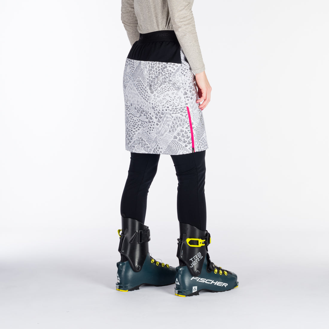 SU-45603SKP women´s ski-touring skirt active sport padded Polartec alpha direct JARABA