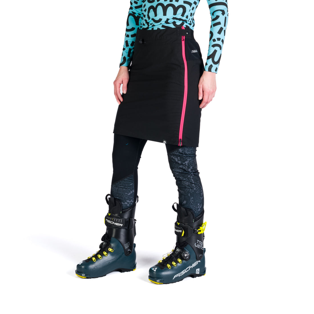 SU-45604SKP women's ski-touring skirt active sport padded Polartec® Alpha Direct 2L JARABA