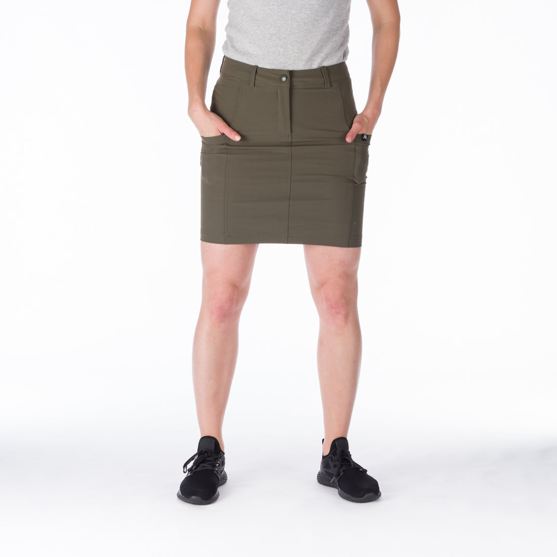 SU-4595OR women's technical regular fit stretch skirt LYNN