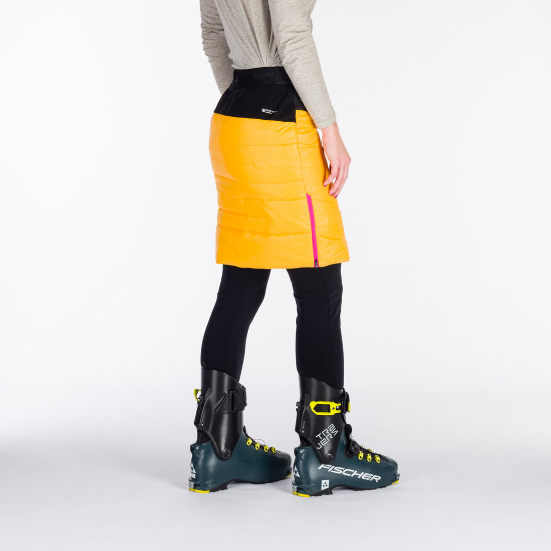 SU-4600SKP women's ski-touring skirt active sport full zip padded Primaloft Gold PODKOVA